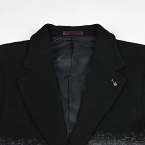 Manteau long élégant pour homme en laine écologique, chaud et épais pour l'hiver, coupe élégante de qualité supérieure, idéal pour le bureau, les voyages, le style décontracté et la mode. - Product Image 1
