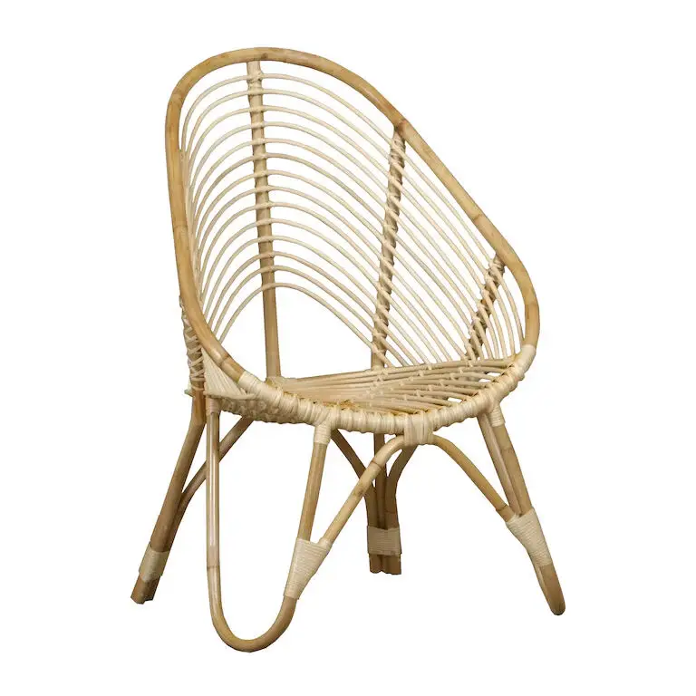 Высокое качество по лучшей цене, стул из натурального ротанга, изготовленный из панелей ручной работы из ротанга. Ресторан отеля на курорте