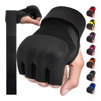 Gants intérieurs de boxe personnalisés avec logo, en gel, anti-humidité, absorption des chocs, tissu respirant, sangle de poignet réglable pour MMA et Muay Thai