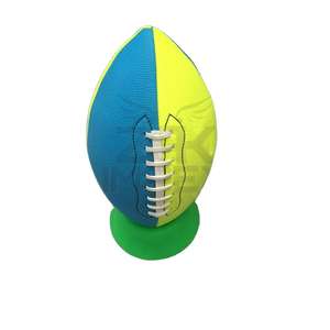 Nouveau Ballon de rugby multicolore de dernière conception Ballon de rugby de qualité personnalisée hautement cousu à la machine - Product Image 6