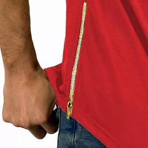 T-shirt en maille respirante, logo personnalisé, vente en gros, t-shirts de haute qualité 100% coton pour hommes - Product Image 4