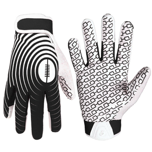 Guantes de Fútbol Americano Profesionales KATBROS INDUSTRIES Secure Catch - Agarre Hiperflexible, Suaves, 100% Alta Calidad, Pakistán - Product Image 1