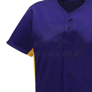 Uniformes de baseball personnalisés avec logo et taille sur mesure, respirants, 100% polyester, meilleur prix - Product Image 6