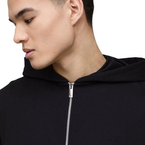 เสื้อฮู้ดมีซิปสำหรับผู้ชายเสื้อสเวตเชิ้ตผ้าฟลีซมีฮู้ดผ้าฝ้ายมาใหม่รุ่นพื้นฐาน100% สำหรับฤดูหนาว - Product Image 2