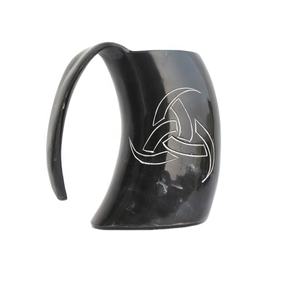 Ensemble de tasses à boire viking en corne de buffle de haute qualité, motifs sculptés, finition polie, décoration d'intérieur, prix de gros, cadeau idéal - Product Image 1