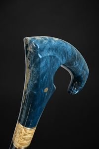 ไม้เท้าเรซินไม้กันลื่นที่มีด้ามจับแข็งแรงหลายรูปทรงสำหรับคนสูงอายุที่ฟื้นฟูสภาพ - Product Image 3