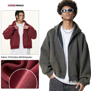 Service OEM/ODM, prix FOB, sweat-shirts d'hiver les plus vendus, sweat-shirts 100% coton lavés à l'acide, sweat-shirts vierges 450 GSM, sweat-shirts à capuche - Product Image 3