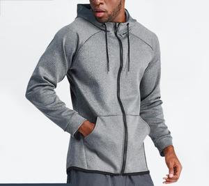 Sudadera con capucha gruesa personalizada para deportes de invierno para hombre cremallera gimnasio Fitness Sudadera con capucha a prueba de viento de talla grande para baloncesto Jogger sudaderas con capucha para invierno - Product Image 6