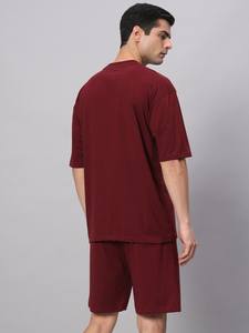 2025 haute qualité été personnalisé coton Polyester costume court T-shirt et ensemble court pour hommes - Product Image 6