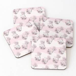 Gran oferta de posavasos de madera de acacia para bebidas, posavasos de madera con corcho para café, té, producto de moda para Decoración de mesa - Product Image 4