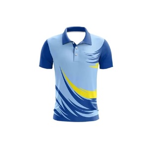 Vente en gros polyester maille séchage rapide badminton polo chemises de tennis de table vêtements de sport personnalisés sublimés maillot de tennis - Product Image 2