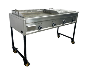 ออริจินัล 65 นิ้ว รถขายอาหารเคลื่อนที่แบบใช้แก๊สธรรมชาติ/โพรเพน สำหรับขายทาโก้แบบอัล กุสโต้ พร้อมเตาปิ้งย่าง - Product Image 1