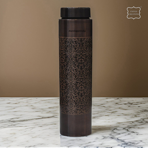 ขวดน้ำทำจากทองแดงแข็งหรูหราดีไซน์ใหม่ทันสมัยน้ำดื่มเดือดใช้ได้โดยตรง - Product Image 2