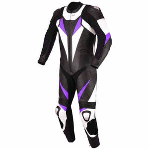 Vêtements de course automobile, combinaison en cuir de moto, combinaison de moto en cuir véritable personnalisée, protection de haute qualité pour moto - Product Image 2