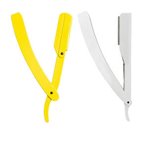 Gran oferta de fábrica, logotipo personalizado, maquinilla de afeitar recta de acero inoxidable, herramientas de belleza - Product Image 1