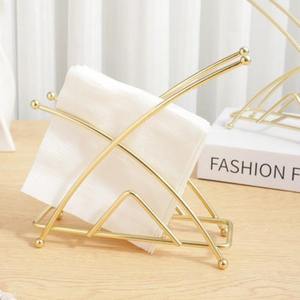 ที่ใส่กระดาษเช็ดปากโลหะสำหรับตกแต่งงานแฮนด์เมดที่ทนทานเหมาะสำหรับบ้านสำนักงานห้องรับประทานอาหารและคาเฟ่ภายใน - Product Image 4