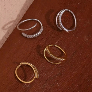 Pendientes de Moda, Joyería de Plata de Ley 925, Brillante Moissanita, Diamante, Cruz, Línea Doble, Pendientes de Oreja, Joyería para Mujer - Product Image 5