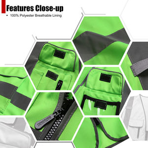 Chaleco de Seguridad Personalizado para Hombre, Color Sólido, Chaleco de Seguridad para Hombre, Ropa de Calle sin Mangas, Chaleco de Seguridad para Hombre - Product Image 6