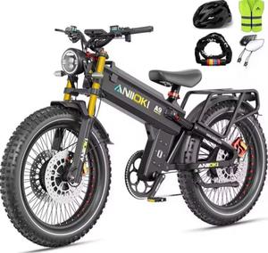 Vélo tout-terrain A9 Pro Max Bike-E 60V 70Ah 5600W à double moteur, pneus larges, autonomie de 200 milles, 7 vitesses, avec 3 ans de garantie, neuf et original - Product Image 3
