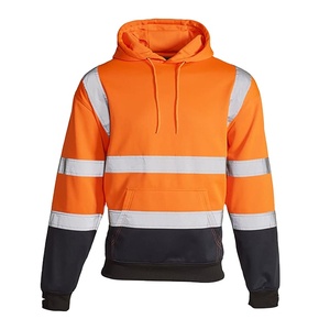 Reflective Safety Clothing Men's Hoodie Winter Waterproof Work Wear Hi Vis Reflective Hoodie - Product Image 1