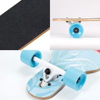 Longboards de qualité supérieure fabriqués par des fabricants de renom, personnalisés, en bois d'érable canadien, 43 x 9 pouces, 7 plis, longboards de croisière, patins
