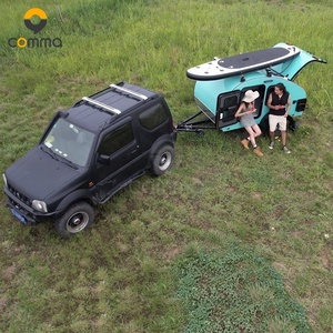New Style Camper Caravan Rv Camper Trailer Camping Hybrid Offroad Caravan With Led Lights - Product Image 4
