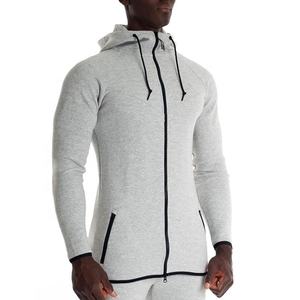 Logotipo personalizado Slim Fitted Training Jogging Wear Athletic Workout Running Hoodie Winter Pants Set Fleece Fabric ODM Supply - Product Image 3