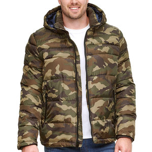 แจ็กเก็ตผ้าฝ้ายบุนวมสำหรับผู้ชาย, เสื้อกันหนาวมีฮู้ดไซส์พิเศษปรับแต่งได้ - Product Image 2