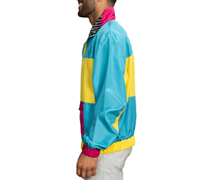 Veste coupe-vent active pour homme, tissu de qualité supérieure, manches longues, veste coupe-vent en nylon - Product Image 4