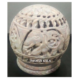 Top Class Natural Soapstone Carving <b>Elephant</b> Shape Tea Light Candle Stand Holder For Home And Hotel Decorative In Low Price - Product Image 1