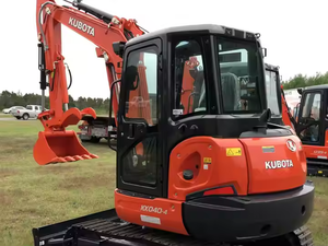 Mini-excavatrice Kubota KX040-4 6 tonnes de haute qualité avec pompe de boîte de vitesses et roulement – Équipement d'occasion fiable à bas prix - Product Image 5