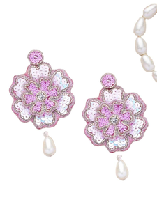 Embroidery Beaded Earring Solid Quality Handmade Product for <b>Girls</b> and Women Wedding Use Classic Design Earring Handmade Product - Product Image 5