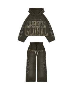 Conjunto de chándal personalizado exclusivo de invierno 2026, sudadera de gran tamaño con el logotipo de su marca y opciones personalizadas completas - Product Image 3