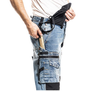 Pantalones de Trabajo para Hombre con Rodilleras y Bolsillos para Herramientas, Certificación CE, Transpirables, Resistentes a la Abrasión, Uniformes de Poliéster para Trabajos de Construcción - Product Image 5