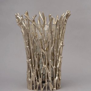Direct Factory Sale High Quality Handmade Metal Flower Vase Wedding Centerpiece <b>Mirror</b> Polished Iron Aluminium High Visibility - Product Image 6