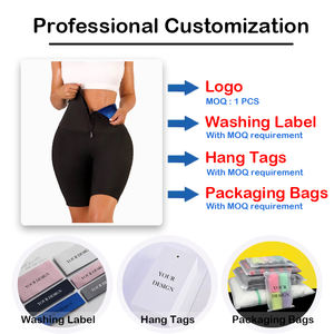 Satış kadın düğme <span class=keywords><strong>Sauna</strong></span> şort egzersiz vücut şekillendirici bel eğitmen ter tayt ile ev kilo kaybı için - Product Image 6