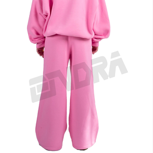 Chándal de gran tamaño rosa para bebé para mujer, conjunto suave de dos piezas con sudadera y joggers, ropa de descanso informal cómoda - Product Image 6