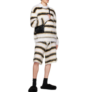 Nueva Colección de Invierno 2026, Pantalones Cortos/Pantalones Unisex de Mohair, Diseño Personalizado de Alta Densidad, 100% Mohair, Material Cálido - Product Image 4