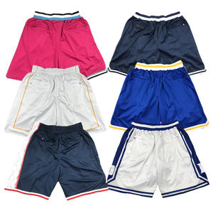Expédition DDP vente en gros pas cher respirant doux hommes Shorts de sport mode Don Zipper Pocket Basketball ShortsDDP expédition - Product Image 1