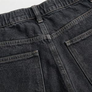 Jeans à jambes larges pour femmes, jeans amples, pantalons décontractés à jambes larges, pantalon en denim droit ample à taille haute, couleur personnalisée - Product Image 5