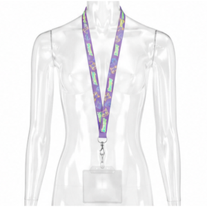 Sangle de cou avec porte-cartes - Matériau plastique - Product Image 1