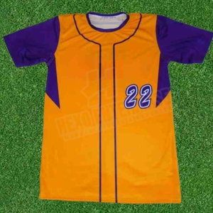 Venta al por mayor logotipo personalizado transpirable béisbol Jersey conjunto juvenil de talla grande gran oferta al aire libre con diseño impreso hecho en Pakistán - Product Image 6