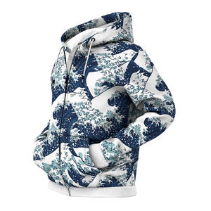 Sudaderas con Capucha de Poliéster Sublimadas Personalizadas, Novedad 2026, al Mejor Precio, Sudaderas con Capucha con Cremallera y Estampado Gráfico en 3D para Hombre - Product Image 2