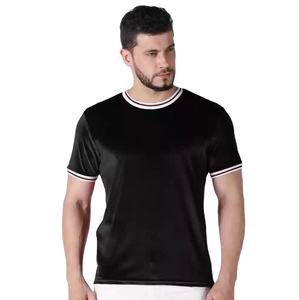 T-shirts en velours uni pour hommes RABUSH SPORTS RS-VS-31, vente en gros 2026, respirants, velours personnalisé 220g, manches longues, hiver, OEM - Product Image 3