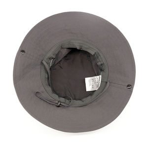 Chapeau de soleil à large bord pliable à séchage rapide UPF 50 Broderie Chapeau de pêcheur Chapeau de sport personnalisé Golf Course à pied Chapeau de seau avec cordon - Product Image 4