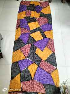 Écharpe longue pour femme en lin 100% de luxe, imprimé numérique, design floral élégant, tendance, motifs imprimés uniques et audacieux - Product Image 3