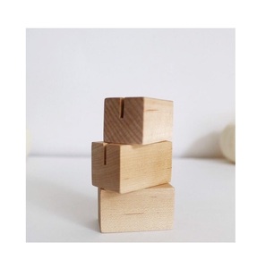 Tarjetero rectangular de madera, tarjetero con foto, nuevo diseño de la mejor calidad, tarjetero de madera - Product Image 4