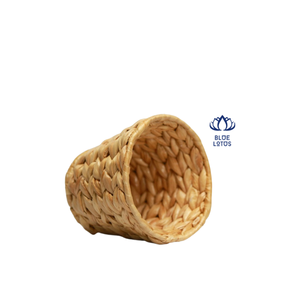 Panier de plateau tissé en jacinthe d'eau - Product Image 1
