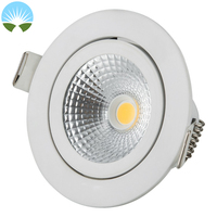 Meilleure vente de downlight super mince à angle réglable lumière tamisée à chaude pour salle d'exposition led spot à intensité variable encastré led downlight