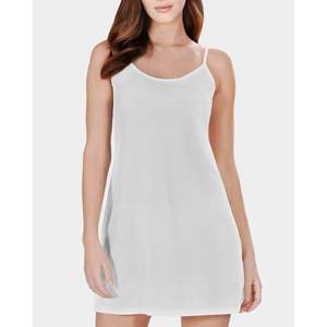 110 Camisones de Satén con Forro Combinado, Ropa Interior Femenina de Primera Calidad, Beige/Negro/Blanco, Tallas S/M/L/XL - Product Image 1